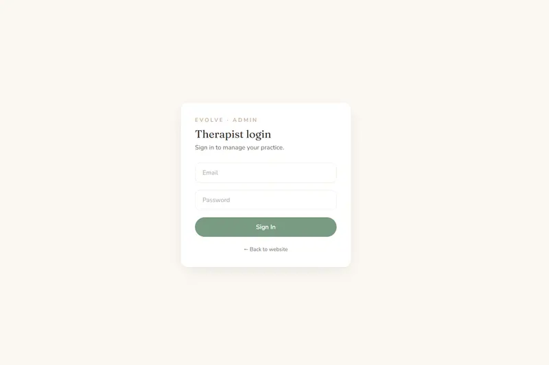 Evolve Family Counselling website preview 7 of 10
