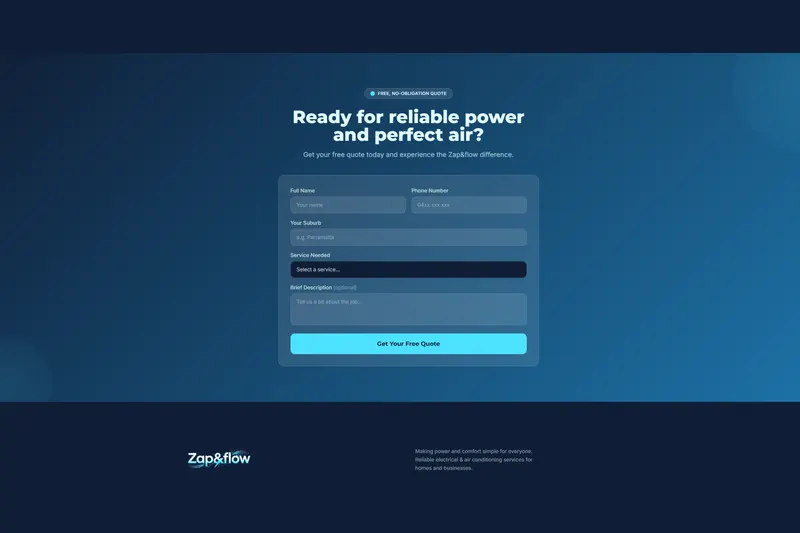 Zap & Flow website preview 3 of 3